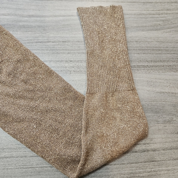 Marciano Gold Shimer Sparkle Pullover Cowl Neck Sweater - Picture 9 of 9